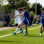 Max Norden (LTS Bremerhaven) Tanin Azizi (LTS Bremerhaven) im Zweikampf

Bremen-Liga Spiel Habenhauser FV gegen LTS Bremerhaven