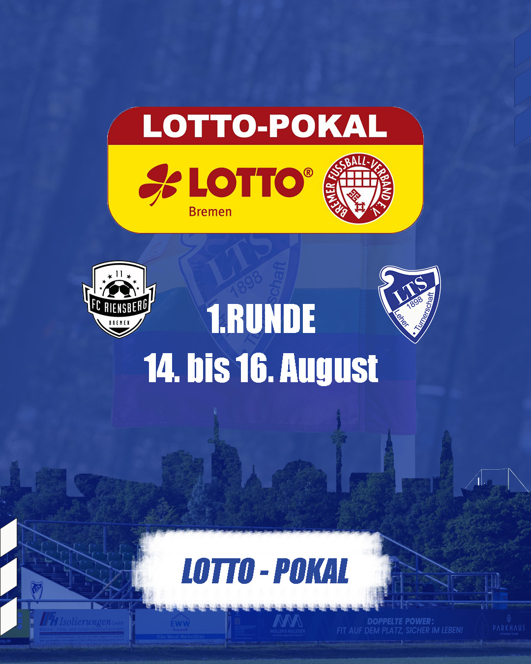 Mehr über den Artikel erfahren Auslosung 1. Runde Lotto-Pokal
